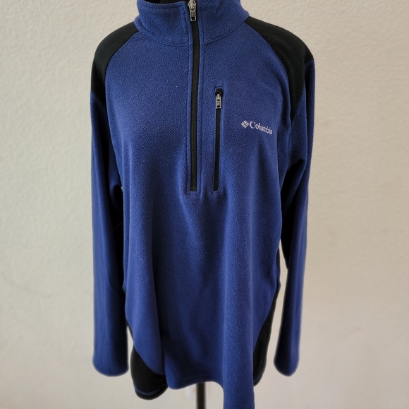 ❄️  Columbia Fleece Half Zip Pullover size M - Picture 5 of 7